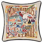 Minneapolis-Saint Paul Pillow<br>by catstudio